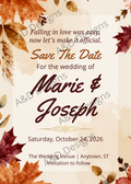 Save the Date - Fall Theme