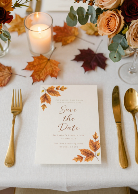 Save the Date - Fall Theme