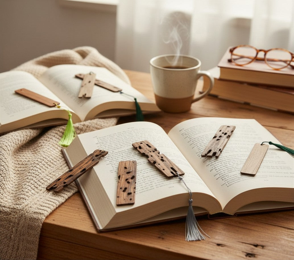 Wooden Bookmarks - Black Walnut